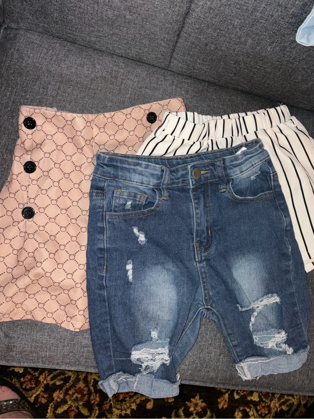 Bundle of 10 Size 8Y Girls Children's Pants, Jean, and Shorts